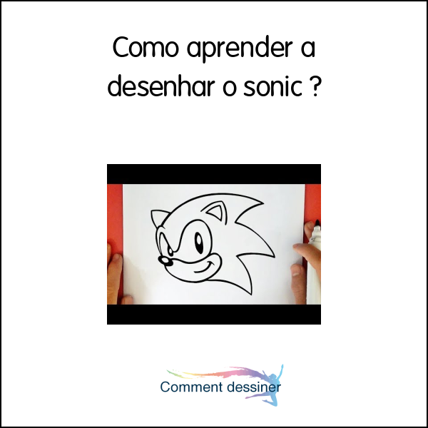 Como aprender a desenhar o sonic